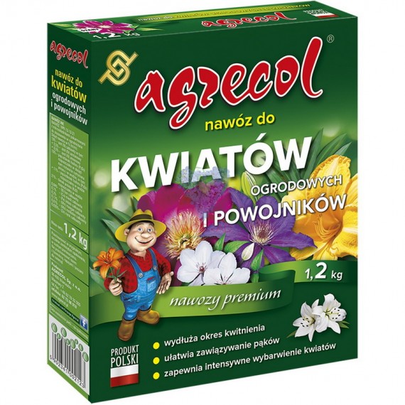 Удобрение минеральное Agrecol для садовых цветов 1,2 кг