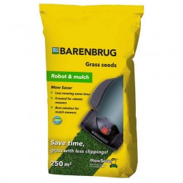 Газонная трава Barenbrug robot and mulch (меньше скашиваний) 15 кг