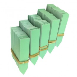 Этикетки-колышки для растений PET-R зелёные 1,6 х 10 см, 500 шт