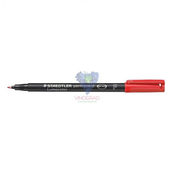Маркер перманентный Staedtler Pancolor Lumocolor 303F 0,6 мм красный