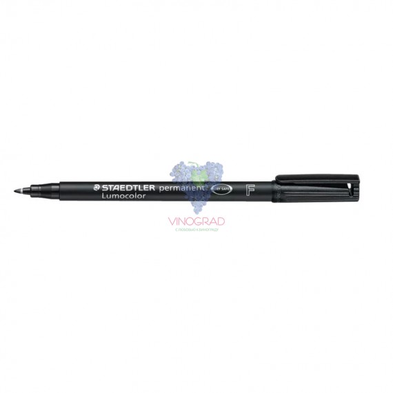 Маркер перманентный Staedtler Pancolor Lumocolor 303F 0,6 мм чёрный