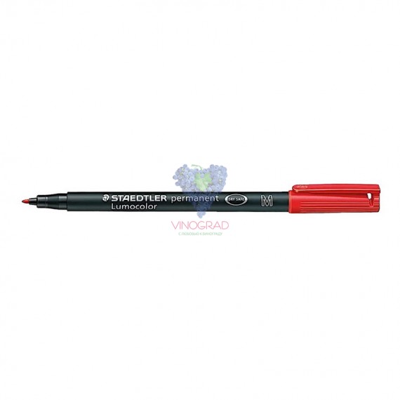 Маркер перманентный Staedtler Pancolor Lumocolor 303M 1 мм красный