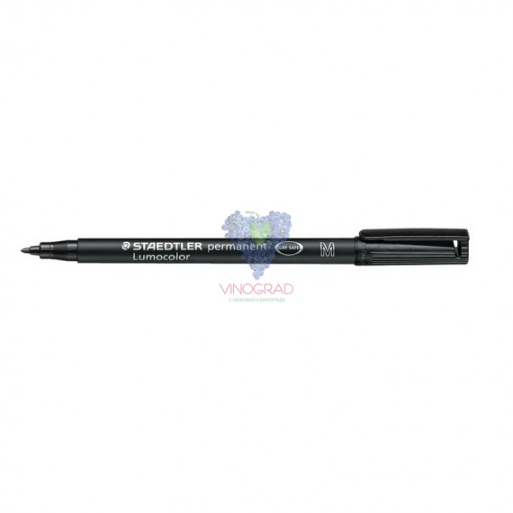 Маркер перманентный Staedtler Pancolor Lumocolor 303M 1 мм чёрный