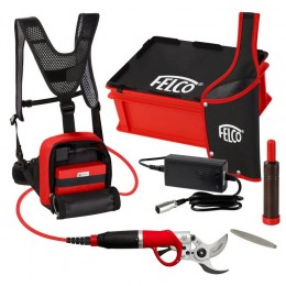Електричний секатор Felcotronic Felco 822+ з рюкзаком та батареєю