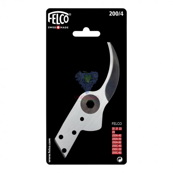Лезо Felco 200/4 (опорне лезо для сучкорізів Felco 20, 21, 23, 29, 200А, 200С)