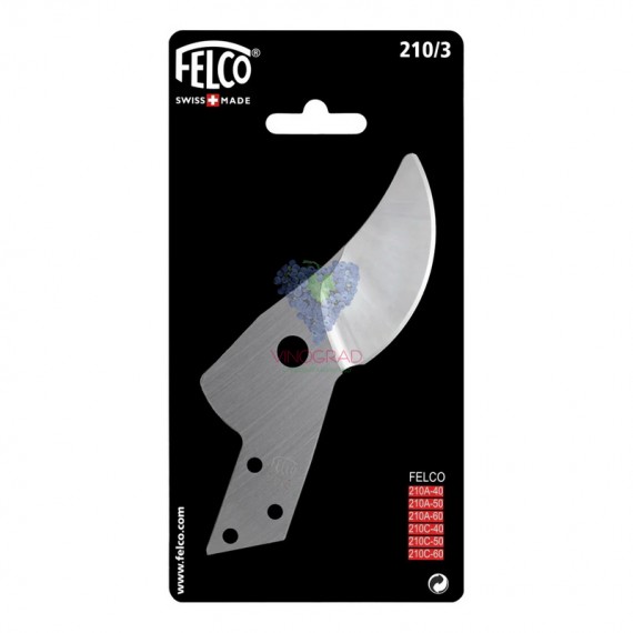 Лезо Felco 210/3 (робоче лезо для сучкорізів Felco 210-40/50/60)