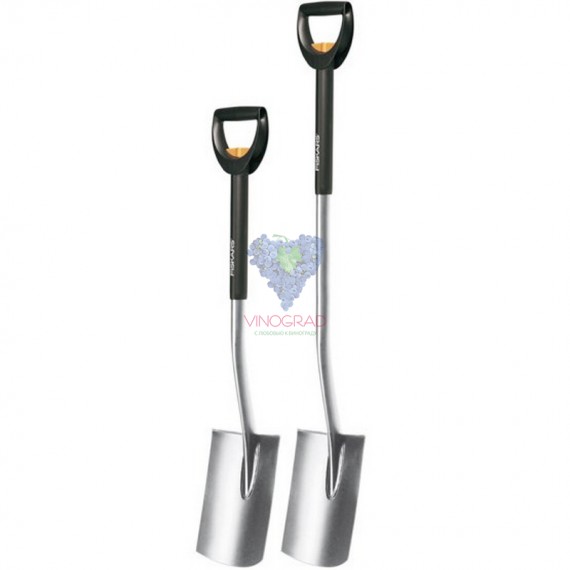 Лопата Fiskars SmartFit 131310 (1000620) штикова закруглена з телескопічною ручкою Лопата Fiskars SmartFit 131310 (1000620) штикова закруглена з телескопічною ручкою