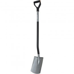 Лопата Fiskars Ergonomic 131400 (1001411) штыковая закруглённая