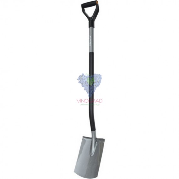 Лопата Fiskars Ergonomic 131400 (1001411) штикова закруглена