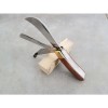 Нож Laguiole Bougna 3681 c тремя клинками для окулировки и прививки