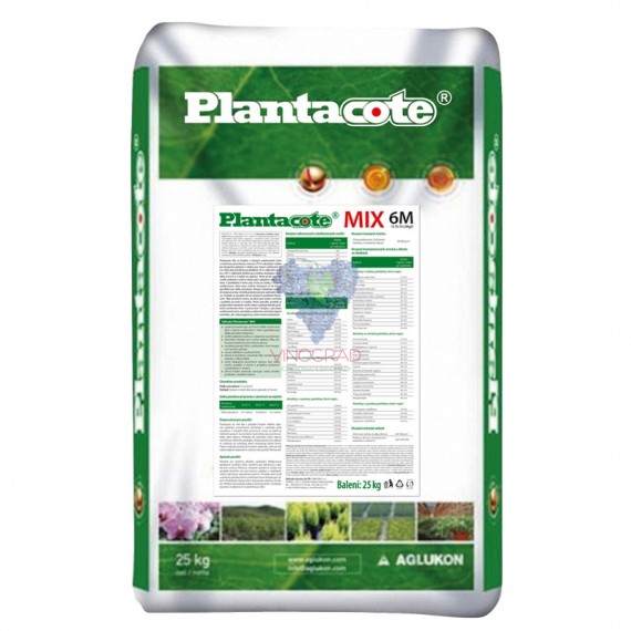 Удобрение минеральное Plantacote Mix 6 М (15-10-15+2MgO+5S+ME) 25 кг