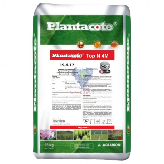 Удобрение минеральное Plantacote Top N 4 М (19-6-12+4,5S) 25 кг Удобрение минеральное Plantacote Top N 4 М (19-6-12+4,5S) 25 кг