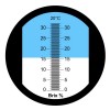 Рефрактометр для соков и концентратов RHB-32ATC (0-32 % Brix) в пластиковом футляре