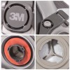 Респиратор полумаска 3M 6200 с фильтрами 3M 6001CN, 3M 2091 P100, 3M 5N11CN N95, 3М 501 (9 в 1)