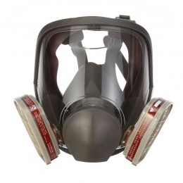Респиратор полнолицевая маска SJL 6800 с фильтрами SJL 6001CN, SJL 5N11CN, SJL 501 (7 в 1)