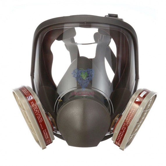 Респиратор полнолицевая маска SJL 6800 с фильтрами SJL 6001CN, SJL 5N11CN, SJL 501 (7 в 1)