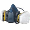 Респиратор полумаска 3M 7502 с фильтрами 3M 6057 ABE1, 3M 5911 P1, 3M 501 (7 в 1)
