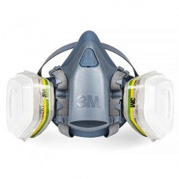 Респиратор полумаска 3M 7502 с фильтрами 3M 6059 ABEK1, 3M 5911 P1, 3M 501 (7 в 1) Респиратор полумаска 3M 7502 с фильтрами 3M 6059 ABEK1, 3M 5911 P1, 3M 501 (7 в 1)