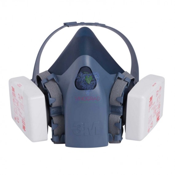 Респиратор полумаска 3M 7503 с фильтрами 3M 6035 P3 (3 в 1)