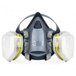 Респиратор полумаска 3M 7503 с фильтрами 3M 6059 ABEK1, 3M 5911 P1, 3M 501 (7 в 1)