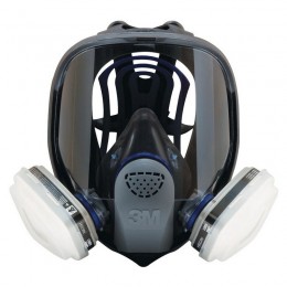 Респиратор полнолицевая маска 3M FF-402 Ultimate FX с фильтрами 3M 6059 ABEK1, 3M 5911 P1, 3M 501 (7 в 1)